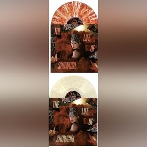 Tiny Bubbles In Champamge Variants The Life Of A Showgirl Vinyl Taylor Swift x2